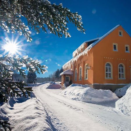 Landgasthof Wolfsgrund Hotel Dorfchemnitz Bagian luar foto