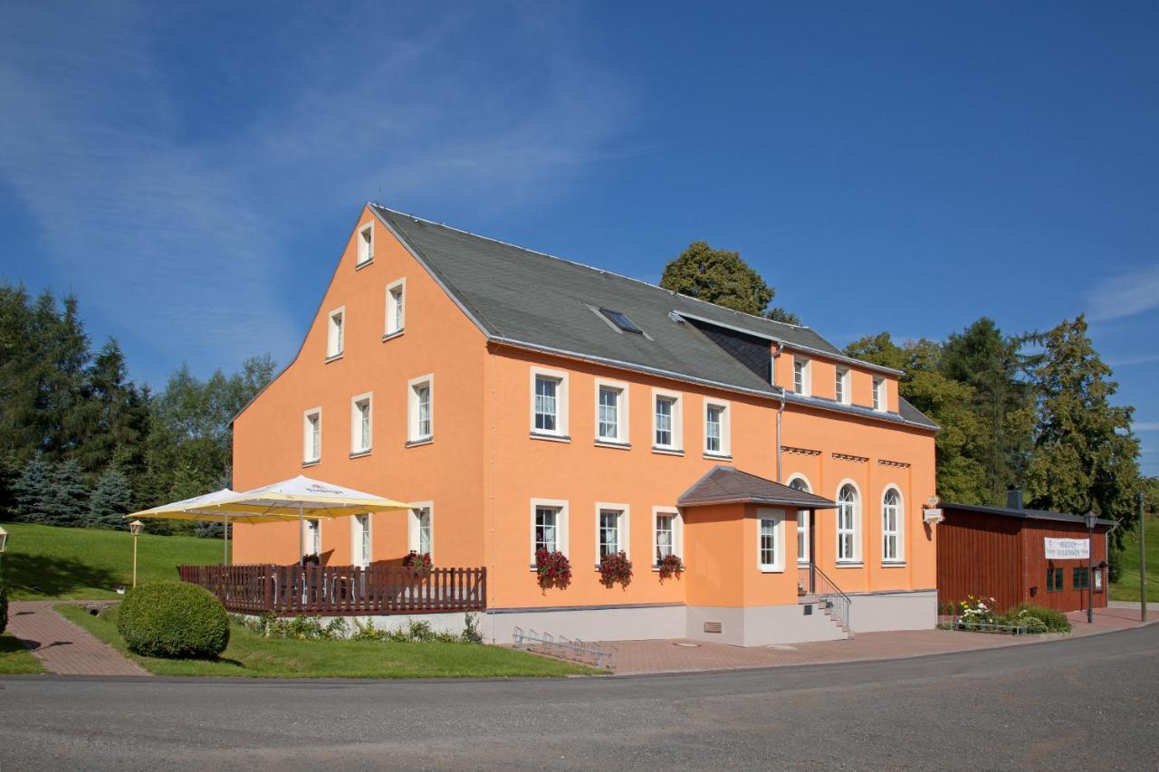 Landgasthof Wolfsgrund Hotel Dorfchemnitz Bagian luar foto